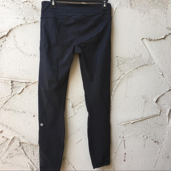 Lululemon Inspire Tight II Mesh Black Size 6 - Picture 6 of 15